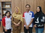 Bendahara PWMOI Kota Dumai Riska Inda Trinta Ginting Ucapkan Terima Kasih Sambutan Dari Kadis Dinas Sosial